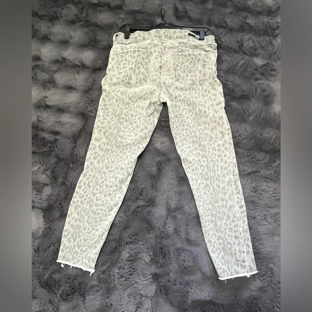 Kut from the Kloth Animal Print Skinny Woman’s Jeans Cotton Blend  Size 8 - Picture 4 of 12